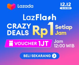 Lazada Flash sale Rp 1